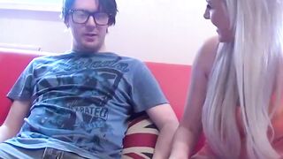 "Bombshell Blonde Babes - Big Boobs Beauties Abby & Alexis Crystal Suck Off Fake Producer"