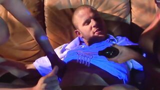 "Sloppy Blowjobs & Hardcore Anal Threesome - Party Girl Sandra Shine"