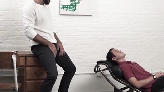"Petite Teen's Ass Gets Pounded Hard By Handsome Older Guy Until He Explodes"