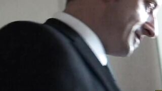 "Teen Slut Gets Spanked And Fucked Hard By Dominant Step-Dad In BDSM Play"
