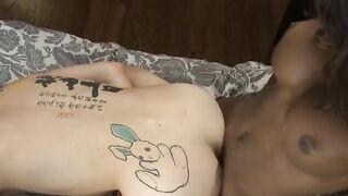 "Big Boobed She-MALE Fucks Man in Hardcore Action"