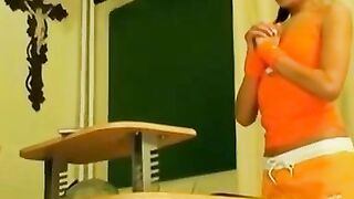 "Classroom Sex Party - Teen Girls Get Fucked By Their Older Male Tutor"
