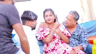 "Sexy Saubhagya Ki Hota Hua Jalwa - Hot Indian Girl Fucked By Step-Brother And Grandpa"