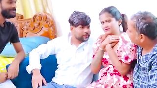 "Sexy Saubhagya Ki Hota Hua Jalwa - Hot Indian Girl Fucked By Step-Brother And Grandpa"