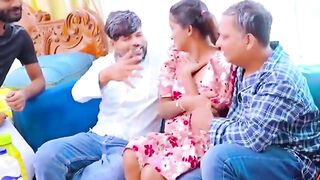 "Sexy Saubhagya Ki Hota Hua Jalwa - Hot Indian Girl Fucked By Step-Brother And Grandpa"