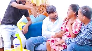"Sexy Saubhagya Ki Hota Hua Jalwa - Hot Indian Girl Fucked By Step-Brother And Grandpa"