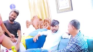 "Sexy Saubhagya Ki Hota Hua Jalwa - Hot Indian Girl Fucked By Step-Brother And Grandpa"