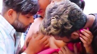 "Sexy Saubhagya Ki Hota Hua Jalwa - Hot Indian Girl Fucked By Step-Brother And Grandpa"