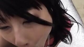 "Hot Japanese Idol MegumiHaruka Fucked Hard In A Steamy Threesome"
