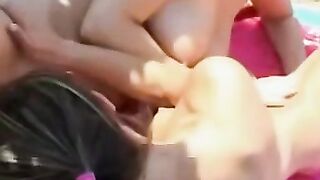 Lesbian Fever #3: Girl-on-girl orgasms galore in this steamy threesome!