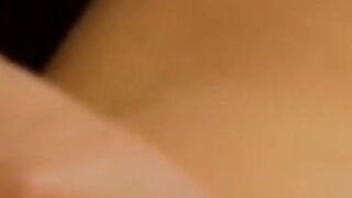 Teenage cutie masturbating on sofa with dildo in her pussy until orgasm