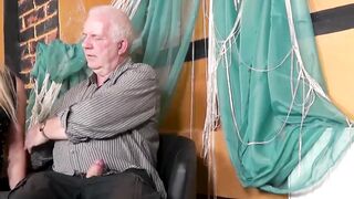 "Grandpas Wild Orgy with Teen Step-Daughter & Friends"