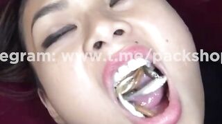 "Asian Goddess Devours Poor Fish in Fishing Village"