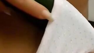 "Veggies-In-Panties #2 - Hot Babe Fingers Her Pussy with Carrots & Peppers"
