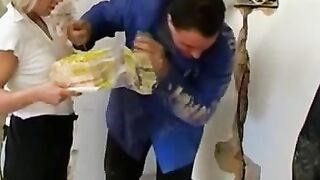 Hot Electrifying Sex - Sensual Couple Fucked Hard By A Powerful Electrician