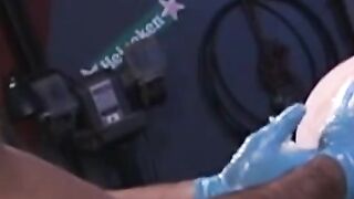 "Steve Holmes Fucks His Hot Ass On A Work Bench - BTS"