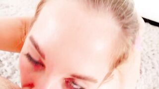 "Blondie's Deep-Throat Challenge - Big Dick MILF Threesome"