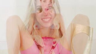 "Blondie's Deep-Throat Challenge - Big Dick MILF Threesome"