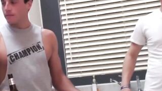 "Hardcore Anal Threesome - Three Huge Dicks Filling Up A Bouncy Ass"