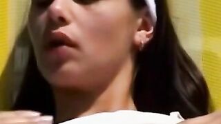 Mature Cougartown #3 - Older Woman Jenna J Foxx Fingers Her Hot Pussy in Public