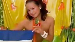 Blondie's Flower Garden Vibrator Orgasm - Sensual Erotic Experience [HD]