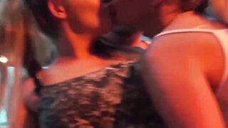 "Wild College Girls Turn Up The Heat In A Group Sex Orgy"