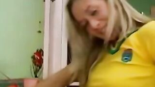 MILF Goddesse Mom Sensual Blowjob & Hand Job Session With Big Dick Husband