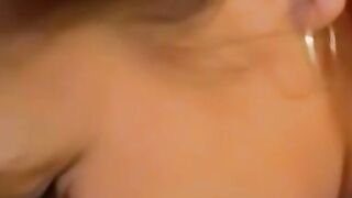Girl-on-girl lesbian sex with sensational female friends sharing passionate kisses in their art studio while painting each other's bodies before getting intimate on bed making love until orgasmic pleasure