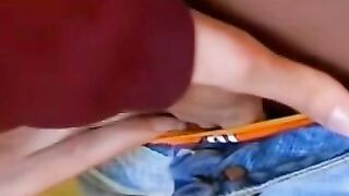 Girl-on-girl lesbian sex with sensational female friends sharing passionate kisses in their art studio while painting each other's bodies before getting intimate on bed making love until orgasmic pleasure