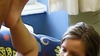 Teen Goddess - Sensual Blowjob & Riding Cowgirl on Older Man's Big Dick with Orgasmic Facial