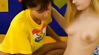 Teenage Girl's Sexual Awakening - Roleplay Games Gone Wild with Older Woman