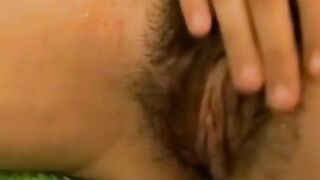 Mature Bush Lady Enjoys Her Vibrator in Close-Up HD Video