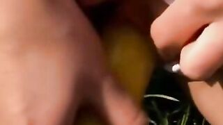 Teen Babe's Daring Striptease & Masturbation on Top of Skyscraper - Amateur Pornstar-Wannabee