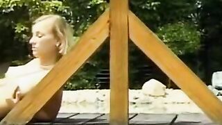 Teenage Doll's Secret Diary #1067894325-Teaser Trailer: Petite blonde teen masturabtes in public with dildo & vibrator
