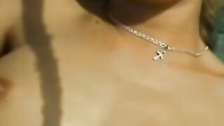 Teenage Doll's Secret Diary #1067894325-Teaser Trailer: Petite blonde teen masturabtes in public with dildo & vibrator