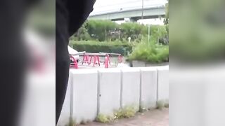 "Japanese Babes Unleash Wild Piss Party in Public"