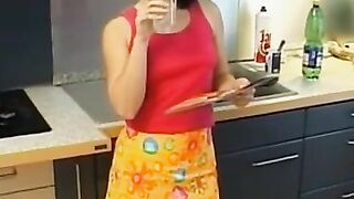 Mature Cougartown #3 - Older Woman's Hot Self-Play on Dining Room Chair