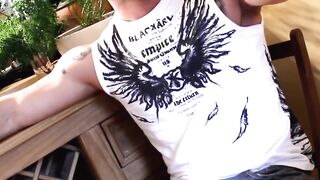 "Ink-Encased Hottie Fucks Hard With Pierced Nips And Big Load"