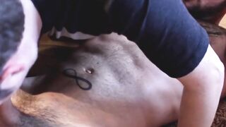 "Ink-Encased Hottie Fucks Hard With Pierced Nips And Big Load"