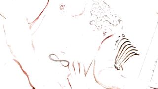 "Ink-Encased Hottie Fucks Hard With Pierced Nips And Big Load"