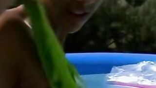 "Teeny Bopper's Sensual Outdoor Orgasm - Beautiful Young Thing Fucks Herself Outside"