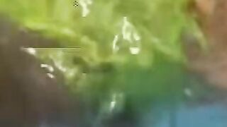 "Teeny Bopper's Sensual Outdoor Orgasm - Beautiful Young Thing Fucks Herself Outside"