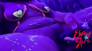 This Black cougar Lights up the Night with Powerful Moans,