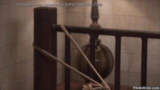 Tied huge boobs oriental anal banged