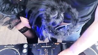 Gothic Bimbo Gets Plowed by Married DJ into Club.