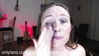 Filthy Talking Fiance Grind Spit all over Face Saliva Nose