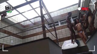 Backstage: Recording of Gang Bang with the old bunduda crown,