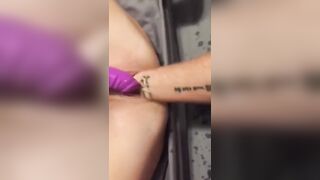 Squirting with my Sex Toy and his Fist