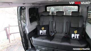 BANGED INTO TRAFFIC - (Lucy Shine& Leny Evil) Big Titted Czech