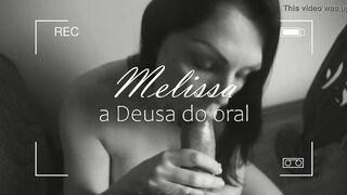 Brazilian dark hair sucking off rough dick and facialized